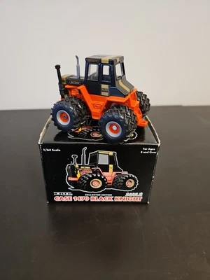 Ertl 1/64 Case 1470 Black Knight 4WD Tractor Collector Edition with Duals - Image 1 of 4