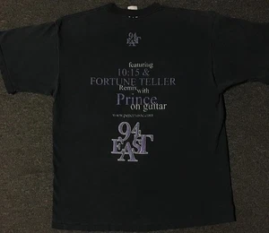 Vtg 94 East Feat Prince 10:15 & Fortune Teller Faded Distress Promo Shirt XL 90s - Picture 1 of 24