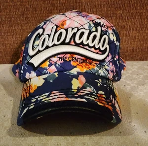 Robin Ruth Floral Colorado Baseball Snapback Cap Leder Scheinschutz Neu mit Etikett! - Bild 1 von 10