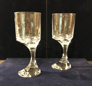 Pair of Baccarat France Crystal Porto Narcisse Glasses - Bild 1 von 6