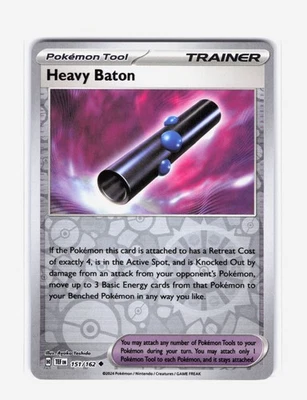 Heavy Baton (Reverse Holo) SV05: Temporal Forces 151/162 NM - Image 1 of 2