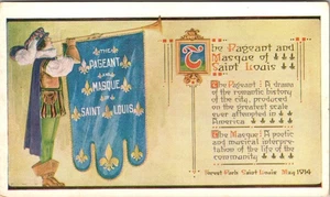 The Pageant and Masque of St. Louis 1914 Postcard D766 - Picture 1 of 2