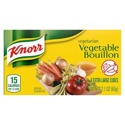 Vegetarian Vegetable Bouillon, 6 Extra Large Cubes, 2.1 oz (60 g) - Image 1 of 4