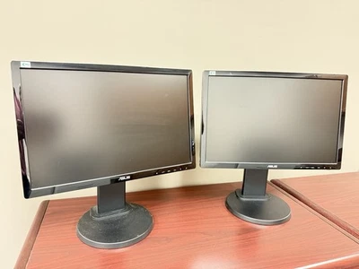 Asus VE198TL LCD 19" Dual Computer Monitor LED Backlight (2) - Image 1 of 4