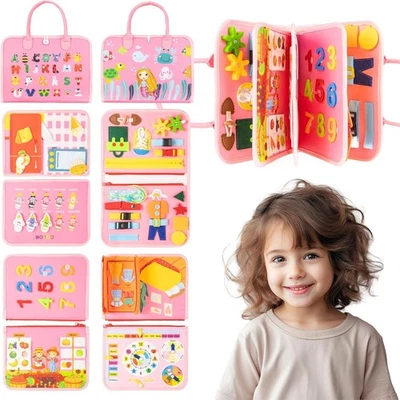 Busy Board Giochi Montessori per Bambini Dai 2 Ai 7 Anni, Tavola Sensoriale - Immagine 1 di 4