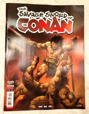 SAVAGE SWORD of CONAN MAGAZINE #11 - ALEX HORLEY MAIN COVER A TITAN COMICS/2025