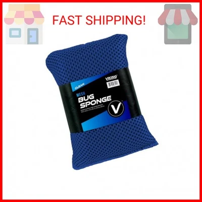 VIKING Mesh Bug Sponge, Car Wash Sponge for Cleaning Bugs and Tar, Colors Vary,  Foto 1 de 2