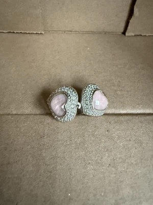 Judith Ripka Sterling Silver 925 Clip On Earrings #10 - Image 1 of 4