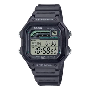 Casio Men's Digital Watch with Gray Band - WS-1600H-8AVCF - Picture 1 of 2