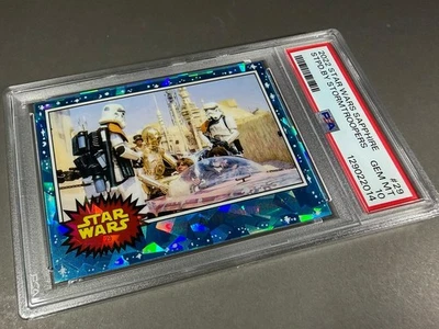 (PSA 10) 2022 Star Wars Sapphire #29, “Stopped by Stormtroopers” - Image 1 of 3