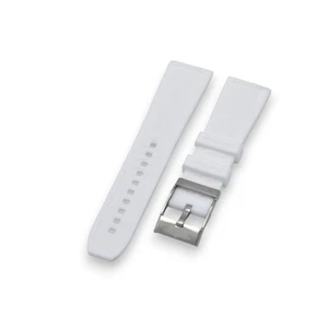 24x20mm White Rubber Strap For Breitling Diver Pro - Picture 1 of 6