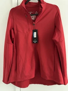 NWT Antigua Generation Women's XL 1/4 Zip Pullover Red - Picture 1 of 11