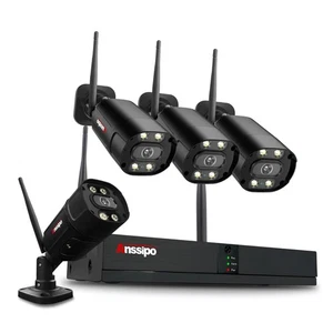 4K Wireless Security Camera System, 4X 3MP Plug-in Surveillance Security Came... - Picture 1 of 6