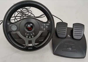 Superdrive Video Game Racing Wheel SV 200 Driving Wheel Black USB Subsonic - Picture 1 of 6