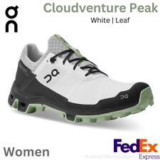 On  Women's Shoes Cloudventure Peak White | Leaf 34.99001 Missiongrip NEW!!