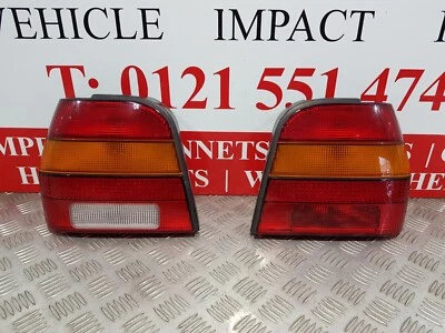 NUEVO PAR DE UNIDADES DE LUCES TRASERAS ORIGINALES VOLKSWAGEN POLO 1990-1994 871945111F #2 Foto 1 de 4