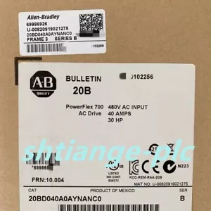 NEW 20BD040A0AYNANC0 PowerFlex 700 AC Drive 40 A at 30 Hp 20B - Picture 1 of 5