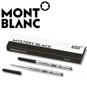 Montblanc Kugelschreibermine Mine Refills M Mystery Black schwarz 2 Stück - Bild 1 von 3