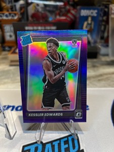 2021-22 Panini Donruss Optic Basketball Kessler Edwards Purple Prizm RC