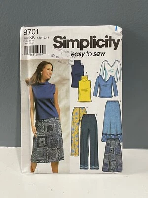 UNCUT 2001 #9701 Simplicity easy-to-sew pattern - Skirt / Shirt / Pant - 8 to 14 - Image 1 of 4
