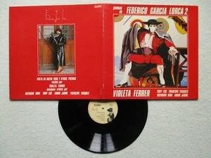 LP 33T VIOLETA FERRER / FRANCOIS TUSQUES "Poemas de Federico Garcia Lorca 2" / - Picture 1 of 2