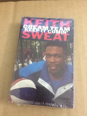  KEITH SWEAT DREAM TEAM KEEP IT COMIN' FACTORY SEALED CASSETTE SINGLE C24 - Image 1 of 4