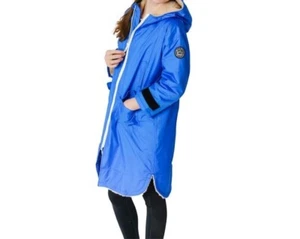 Wild and Free Kids Changing Robe Jacket - Sherpa Fleece Lined Blue - Size XS - Picture 1 of 8