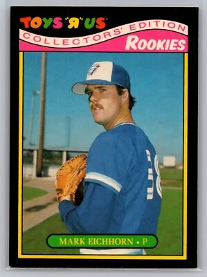 1987 Topps Toys "R" Us Rookies #10 Mark Eichhorn Toronto Blue Jays - Image 1 of 2