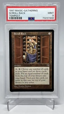 ***Scroll Rack*** PSA 9 MINT MTG Tempest Graded Vintage Magic - Image 1 of 2