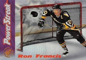 1995-96 Stadium Club Power Streak #PS3 Ron Francis - Picture 1 of 2