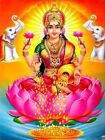 Goddess Lakshmi Glass Core Bead~ Abundance~Prosperity 