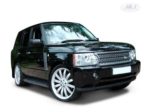 Side Steps Fits Land Rover Range Rover Vogue L322 OEM Style Running Boards - Imagen 1 de 3