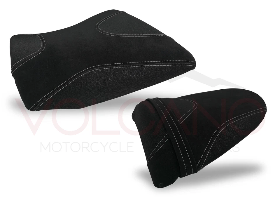 Capa de Assento FIT KAWASAKI Z750 Z1000 2003-2006 Design Vulcão PRATA C Antiderrapante - Imagem 1 de 4