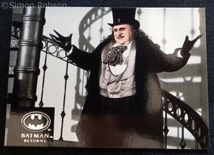 BATMAN RETURNS TRADING CARD BASE CARD # 44 1991 TOPPS SUPER PREMIUM MOVIE FOIL - Picture 1 of 2