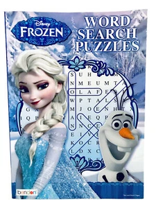 Disney Frozen Word Search Puzzle Book 2014 With Tear & Share Pages Bendon - Picture 1 of 5