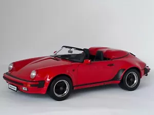 NEW RELEASE***1989 Porsche 911 Speedster Red Cabriolet 1:12 Schuco Model Car - Picture 1 of 8
