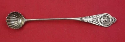 Медальон Альберта Коулза из чистого серебра горчичный ковш раковина чаша 5 1/2» оригинал. - Изображение 1 из 2