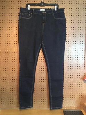 Dorothy Perkins Bailey Women's Sz 14 36x32 Stretch Skinny Leg Jeans EUC #29 - Image 1 of 4