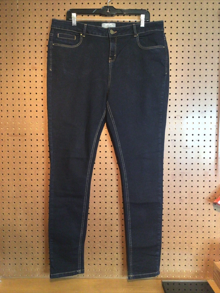 Dorothy Perkins Bailey Women's Sz 14 36x32 Stretch Skinny Leg Jeans EUC #29 - Image 1 of 4