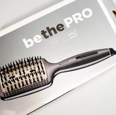 NEW Hot Paddle Brush Infiniti Pro By Conair Hair Tool Diamond Infused High Heat - Image 1 of 4