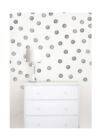 Pottery Barn Kids Wall Pops Silver Holographic Confetti Dot Wall Decals NEW 64pc