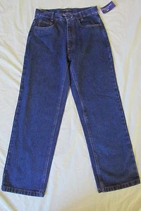 New Boys Cambridge Classics Blue Jeans Straight Leg Pants Classic Fit Size 16 - Picture 1 of 4