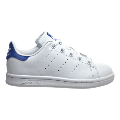 Sapatos Adidas Stan Smith C Little Kids branco-branco-azul bb0694 - Imagem 1 de 4