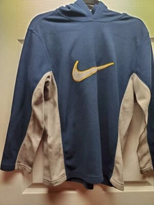 NIKE Boys' Stylish Blue/Gray Hooded Fleece size 14/16 - Picture 1 of 4