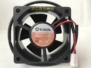 SUNON KD2406PTS1 6025 DC24V 2.6W 60*25MM 2-Pin Inverter Cooling Fan - Picture 1 of 2