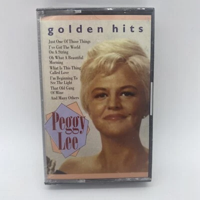 Peggy Lee Cassette Golden Hits Masters MAMC New, Sealed - Image 1 of 4