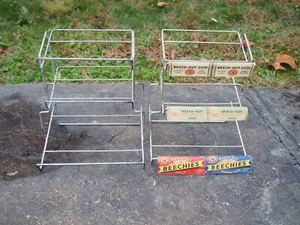 Vintage Beech-Nut Beechies Gum Metal Wire Counter Display Racks Lot of 2 - Picture 1 of 9