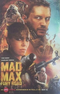 Mad Max Fury Road 11x17 AMC Experience Exclusive Original Promo Poster FreeShip - Bild 1 von 5