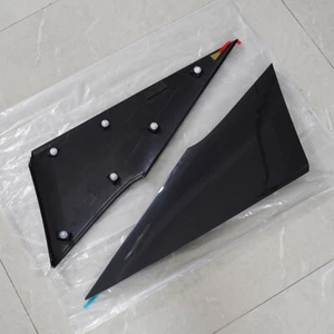Cubierta de molduras triángulo cuarto ventana trasera negra para Toyota Prius 2016-2022 NUEVO - Imagen 1 de 8