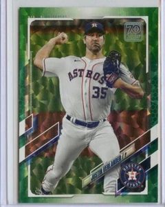 2021 Topps Foglio verde #112 Justin Verlander serie #421/499 - Foto 1 di 1